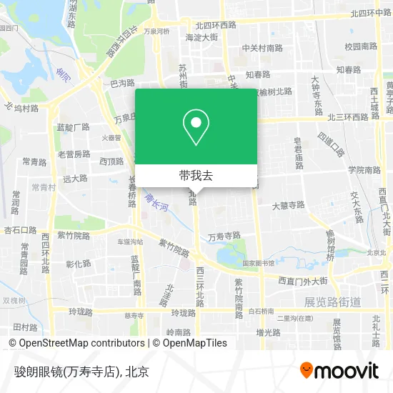 骏朗眼镜(万寿寺店)地图