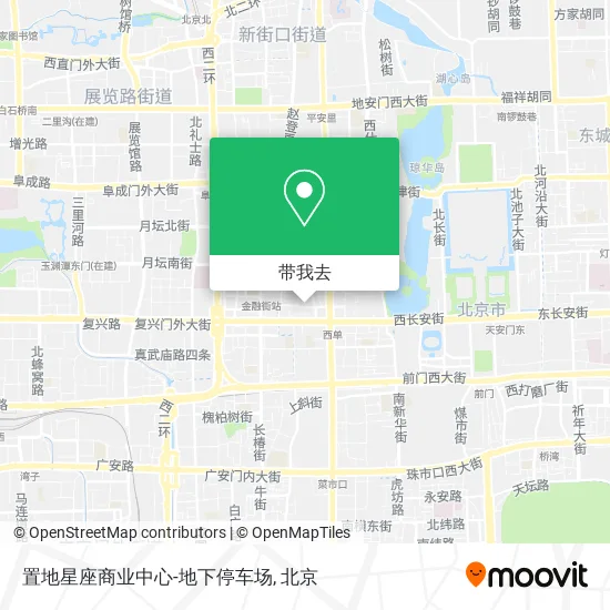 置地星座商业中心-地下停车场地图