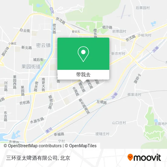 三环亚太啤酒有限公司地图