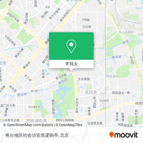 将台地区社会治安巡逻岗亭地图
