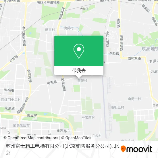 苏州富士精工电梯有限公司(北京销售服务分公司)地图