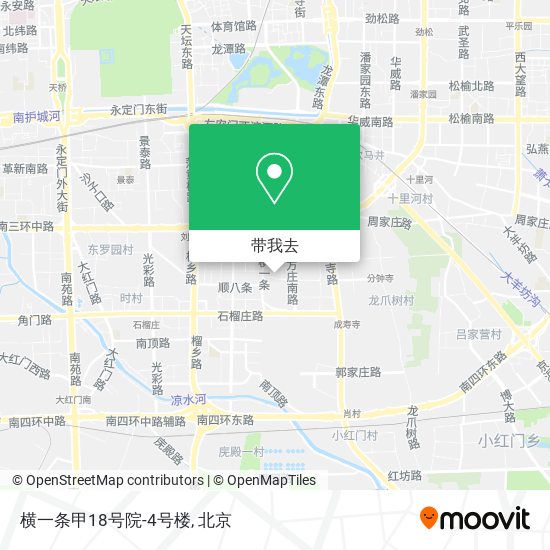横一条甲18号院-4号楼地图