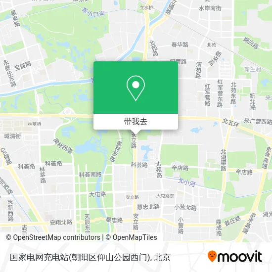 国家电网充电站(朝阳区仰山公园西门)地图