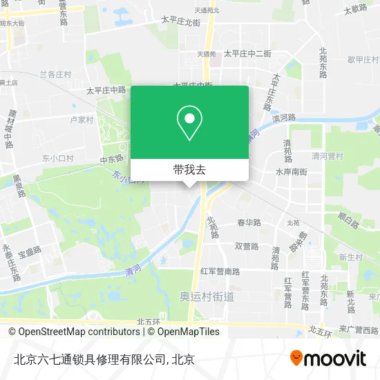 北京六七通锁具修理有限公司地图