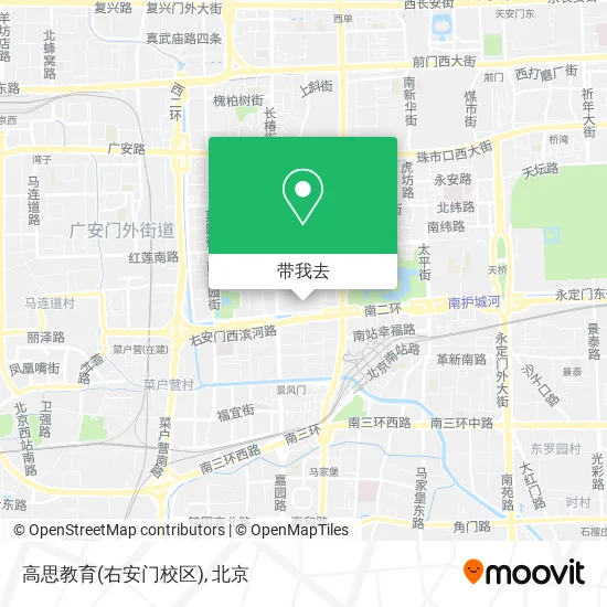 高思教育(右安门校区)地图
