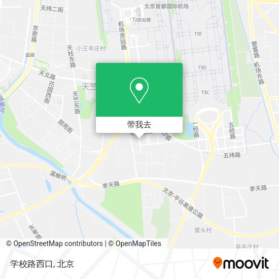 学校路西口地图