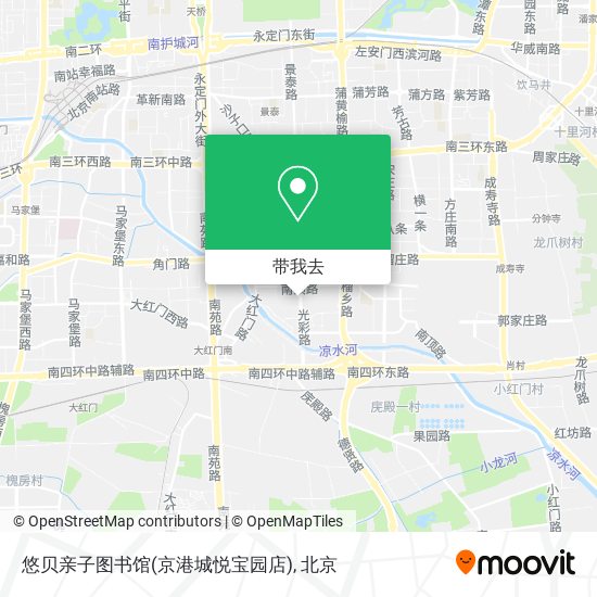 悠贝亲子图书馆(京港城悦宝园店)地图