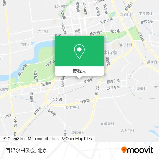 百眼泉村委会地图