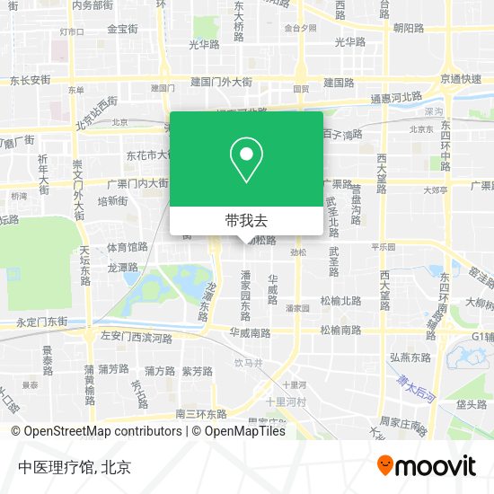 中医理疗馆地图