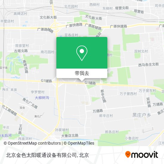 北京金色太阳暖通设备有限公司地图