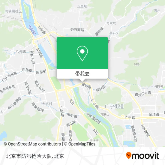 北京市防汛抢险大队地图