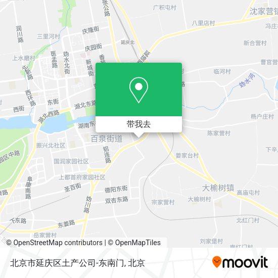 北京市延庆区土产公司-东南门地图