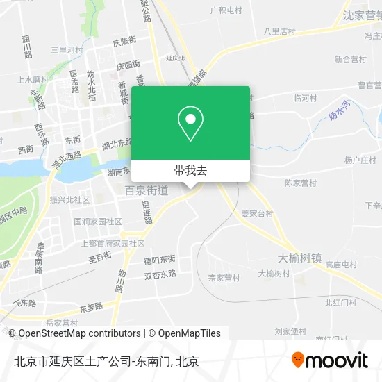北京市延庆区土产公司-东南门地图