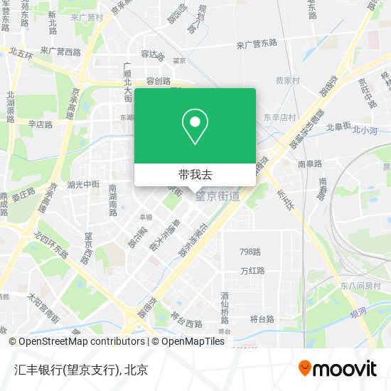汇丰银行(望京支行)地图