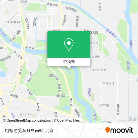 电瓶游览车月岛南站地图