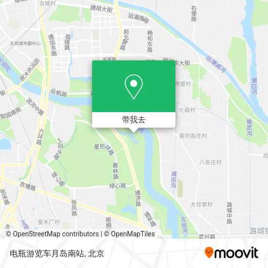 电瓶游览车月岛南站地图