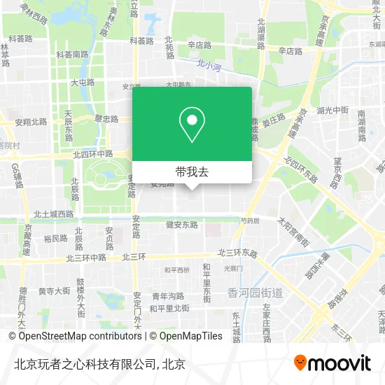 北京玩者之心科技有限公司地图