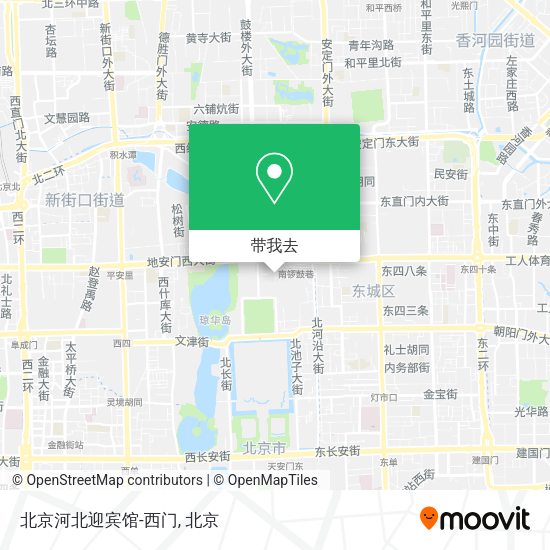 北京河北迎宾馆-西门地图