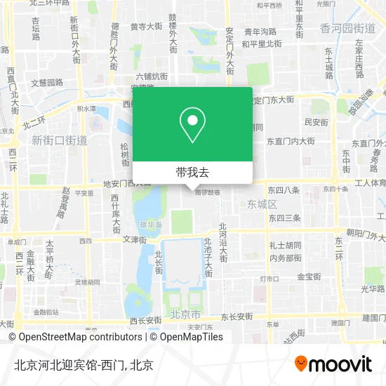 北京河北迎宾馆-西门地图