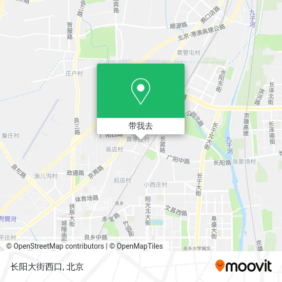 长阳大街西口地图