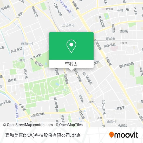 嘉和美康(北京)科技股份有限公司地图
