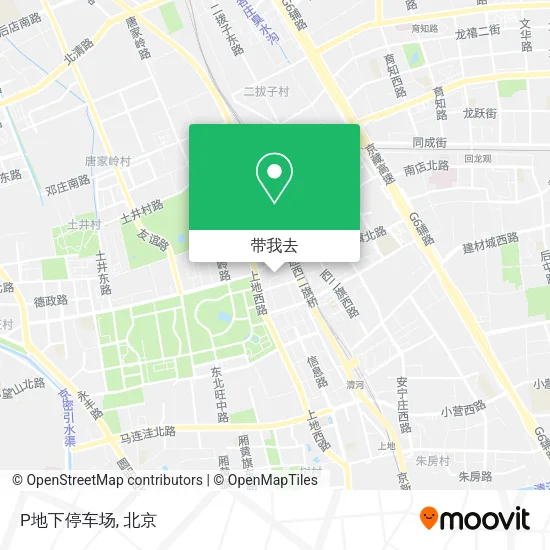 P地下停车场地图