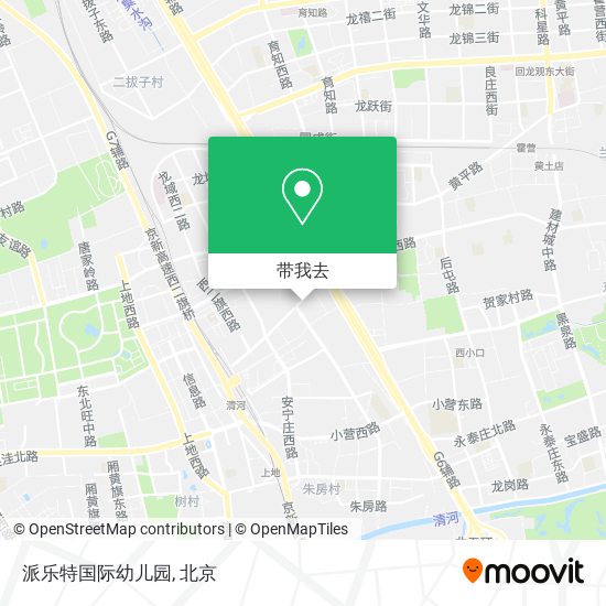 派乐特国际幼儿园地图