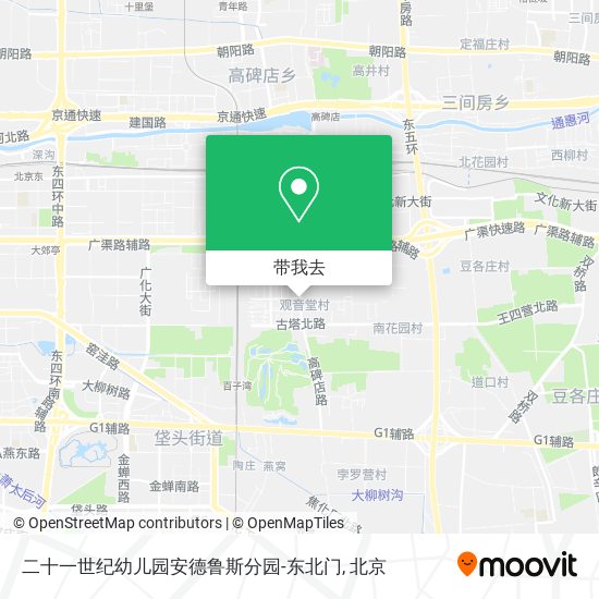 二十一世纪幼儿园安德鲁斯分园-东北门地图