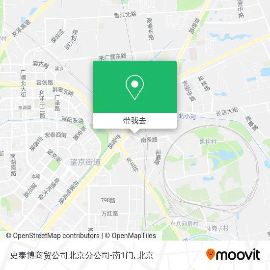 史泰博商贸公司北京分公司-南1门地图