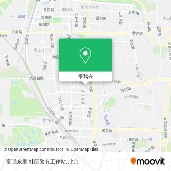 富强东里-社区警务工作站地图