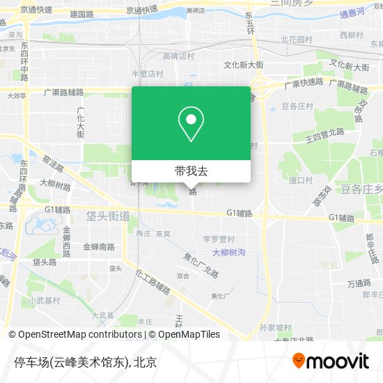 停车场(云峰美术馆东)地图