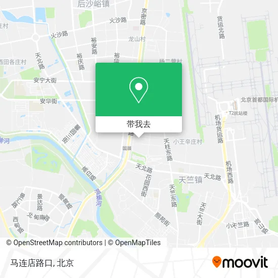 马连店路口地图