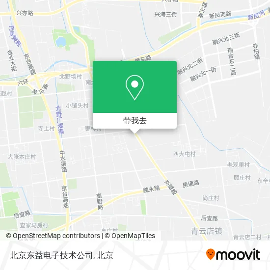北京东益电子技术公司地图