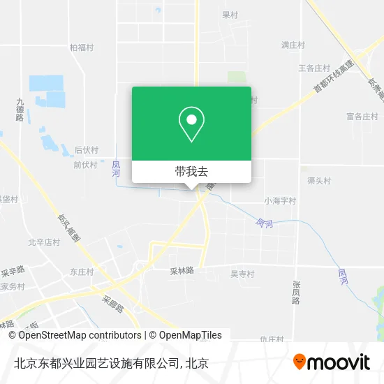 北京东都兴业园艺设施有限公司地图