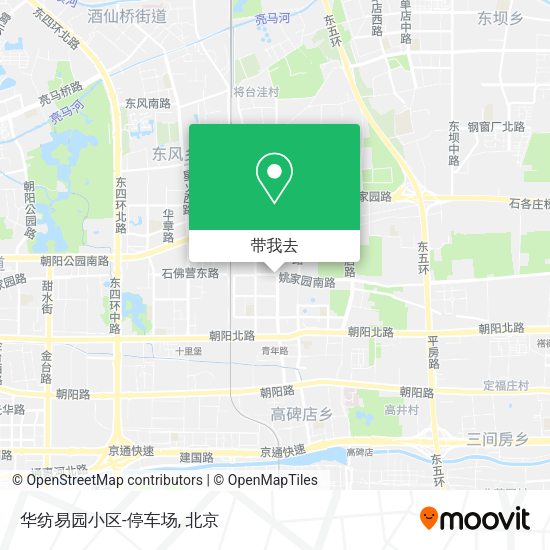 华纺易园小区-停车场地图