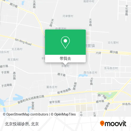 北京悦福诊所地图