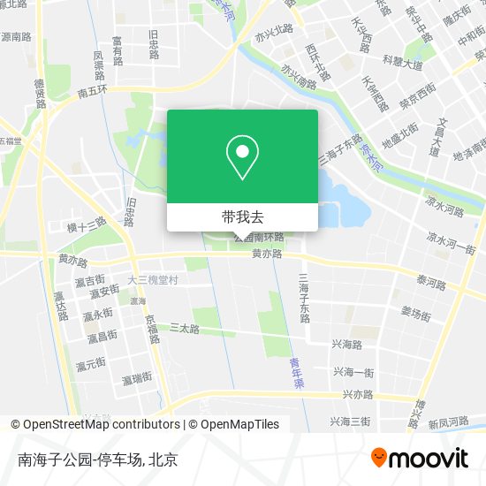 南海子公园-停车场地图