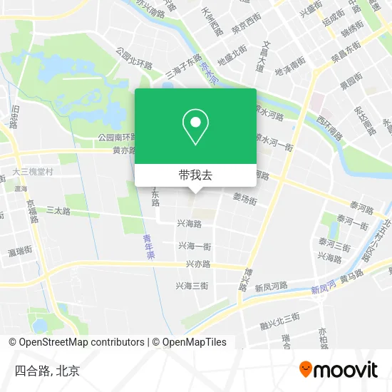 四合路地图