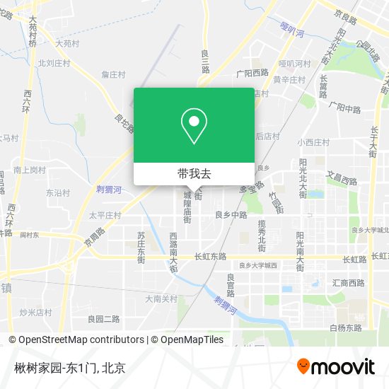 楸树家园-东1门地图