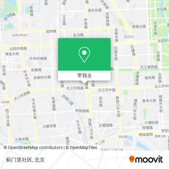 蓟门里社区地图