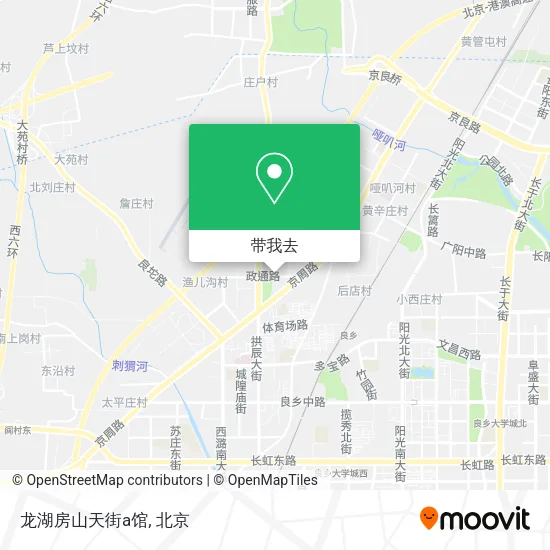 龙湖房山天街a馆地图