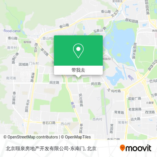 北京颐泉房地产开发有限公司-东南门地图