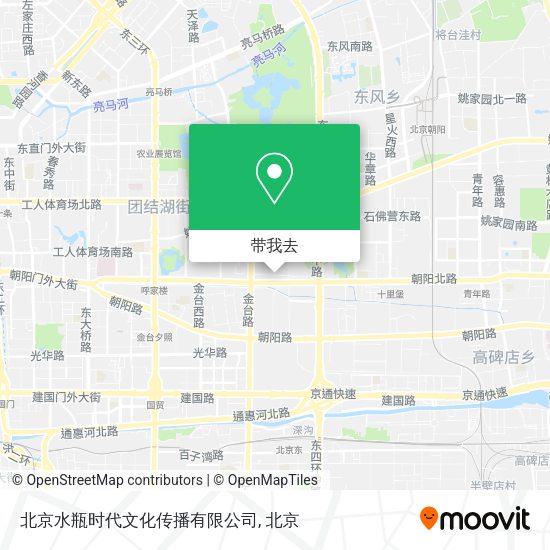 北京水瓶时代文化传播有限公司地图