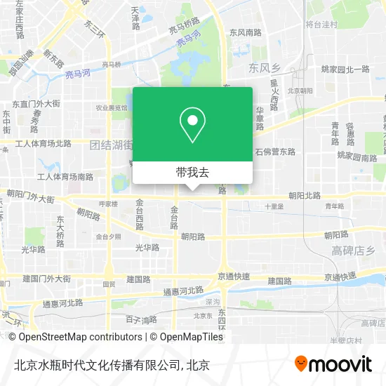 北京水瓶时代文化传播有限公司地图