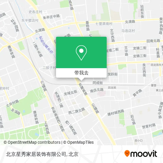 北京星秀家居装饰有限公司地图