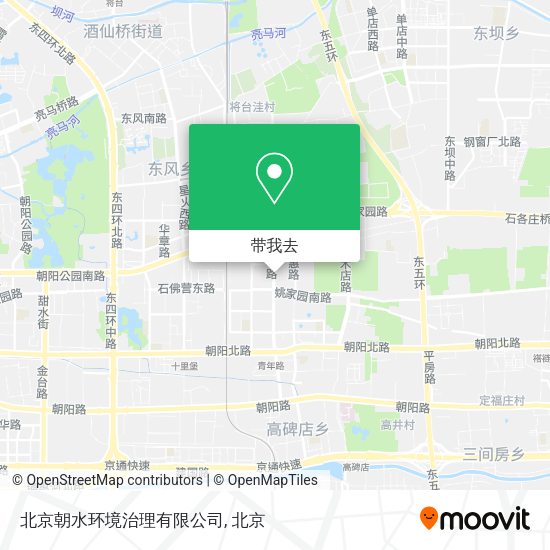 北京朝水环境治理有限公司地图