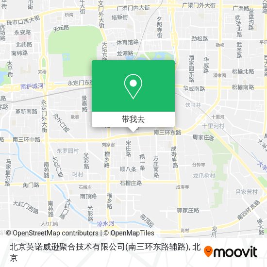 北京英诺威逊聚合技术有限公司(南三环东路辅路)地图