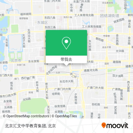 北京汇文中学教育集团地图