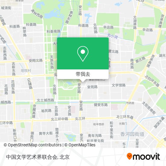 中国文学艺术界联合会地图