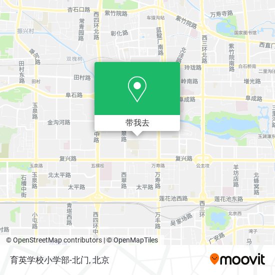 育英学校小学部-北门地图